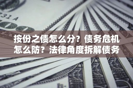 北京按份之债怎么分？债务危机怎么防？法律角度拆解债务分配与风险自保指南