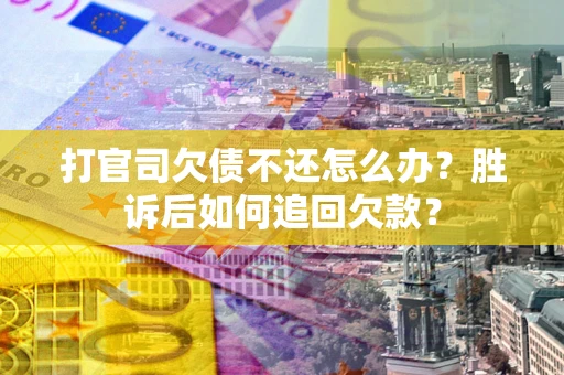 北京打官司欠债不还怎么办？胜诉后如何追回欠款？