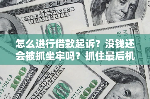 北京怎么进行借款起诉？没钱还会被抓坐牢吗？抓住最后机会！