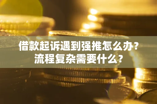 北京借款起诉遇到强推怎么办？流程复杂需要什么？