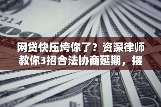 北京网贷快压垮你了？资深律师教你3招合法协商延期，摆脱暴力催收！