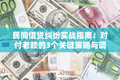 北京民间借贷纠纷实战指南：对付老赖的3个关键策略与调解盲区解析