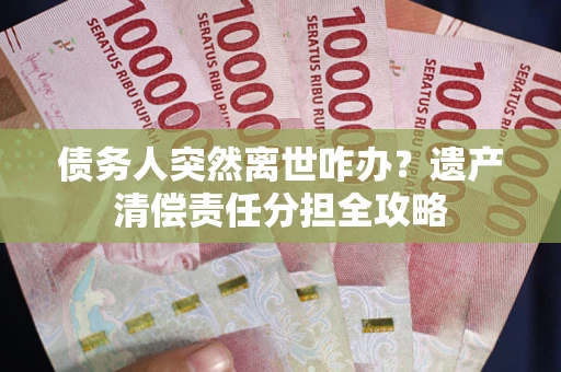 北京债务人突然离世咋办？遗产清偿责任分担全攻略
