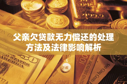 北京父亲欠贷款无力偿还的处理方法及法律影响解析