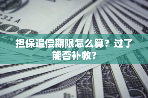 北京担保追偿期限怎么算？过了能否补救？